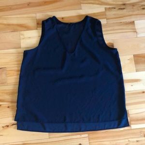 Ann Taylor Crepe Loose Hang Tank